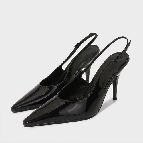 Miley cyrus black patent - black,
