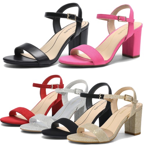 Women heeled sandals - women,